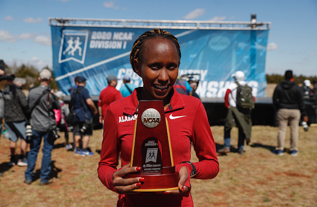 Mercy Chelangat wins NCAA Cross Country Championship, leads Alabama women to eighth-place finish