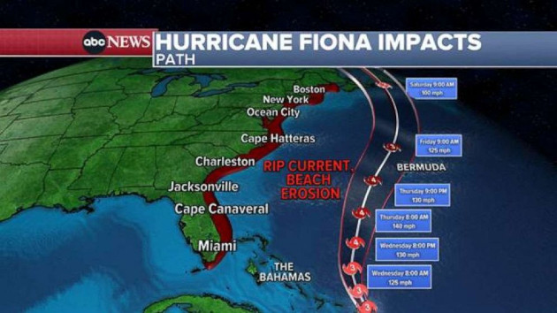 Hurricane Fiona updates: Category 4 storm moves north after wreaking havoc in Puerto Rico