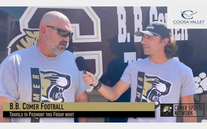 [WATCH] Coosa Valley Medical Center One-on-One with B.B. Comer’s Adam Fossett – Piedmont preview