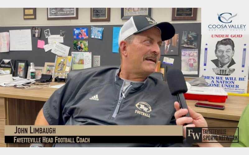 [WATCH] Coosa Valley Medical Center One-on-One with Fayetteville’s John Limbaugh – Donoho preview