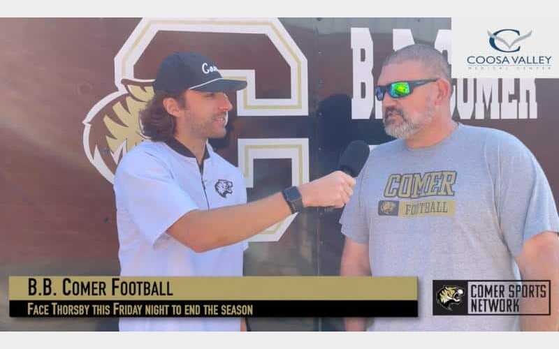 [WATCH] Coosa Valley Medical Center One-on-One with B.B. Comer’s Adam Fossett – Thorsby preview