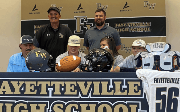 Jack Canoles becomes Fayetteville’s tenth college signee, signs with Point University